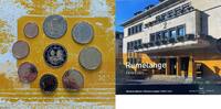 Luxemburg 5,88 € <br> <b> RAR! </b> KMS,mit zusätzl.2 Euro Gedenkmünze "100.Geburtstag Jean FOTOPRÄGUNG" (Brücke) -