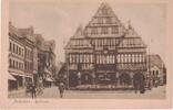 Paderborn, Verlag Hermann Lorch Kunstausstellung Dortmund Rathaus mit Pferdewagen und Personen -