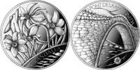 Andorra 2 x 1,25 Euro   1. Serie » 2 x 1,25 Euro 2021 Narzisse / Brücke von Margineda - 1. Set « BU Kupfer-Nickel
