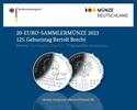 Deutschland <b>zweite,<br>20 Euro </b> 20 Euro 125. Geburtstag Bertolt Brecht 2023 <b> sofort lieferbar!</b> -