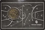 2 Euro 2022 100 Jahre Basketball in Litauen (1922-2022) - im Blister BU im Blister