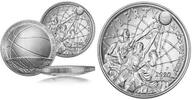USA 1 $ 2020 P Basketball Hall of Fame - 60. Jubiläum - in Kapsel inkl. Etui & Zertifikat gewellt, CH UNC