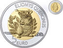 Luxemburg PP 5 €   sofort lieferbar!   2023 5 € Gartenschläfer, Serie: Fauna und Flora - 15. Ausg.SELTEN !  Proof  im Blister