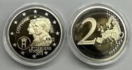 Luxemburg PP 1 x 2 Euro sofort lieferbar!  2023- 2022  RAR! Sondermünze 1 x 2 Euro 2023 - 2022, 10. Hochzeitstag! geringe Auflage,  Proof  lose i...