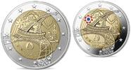Frankreich 2 x 2 Euro  Pärchen -RARITÄT- Olympische & Paralympische Spiele Paris 2024 - Originaletui & Zertifikat, -RAR!- Proof Kolorierte & Rück...