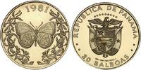 Panama 20 Balboa, 1,07g fein,15,00mm Ø 1981 Schmetterling in Gold, SEHR ... 342.45 £  +  48.55 £ shipping