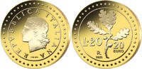 Italien 20 Euro 7,78g fein 22,00 mm &Oslash; 2025 Neuauflage der 20 Lira -rever... 1,288.07 &pound;  +  57.53 &pound; shipping