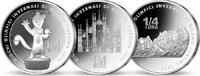 Italien  SOMMERANGEBOT! 3x&frac14; &euro;./25 Cent 7.g fein 22,25 mm &Oslash; 2025 Olymp. W... 15.43 &pound;12.87 &pound;  +  41.22 &pound; shipping