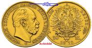 Preussen 20 Mark,  7,16g fein 22,5 mm Ø 1873 B Wilhelm I. 1861-1888  SOM... 866.78 £  +  58.09 £ shipping