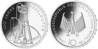 Deutschland, Bundesrepublik 10 DM 100 Jahre Dieselmotor -