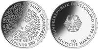 Deutschland, Bundesrepublik 10 DM 50 Jahre Grundgesetz BRD -