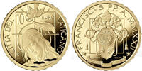 Vatikan 10 Euro2,75gfein 13,85 mm Ø 2022 Die Taufe, - MMXXII- Gold - inkl. Etui & Zertifikat & Schuber, Proof Gold