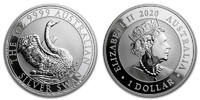 Australien 1 $ 2020 Schwan - 1 oz.,  4.Ausgabe der neuen Serie stgl 86.52 £  +  48.55 £ shipping