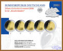Deutschland 2 Euro<br> 5x Hamburger Michel, <br><b> kompl. Satz</b><br>(5 Prägestätten) -
