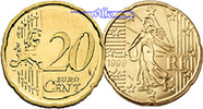 Frankreich 20 Cent Kursmünze, 20 Cent -