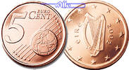 Irland 5 Cent Kursmünze, 5 Cent * -