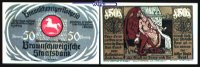 Braunschweig 50 Pfg Braunschweiger Staatsbank, Eulenspiegel-Serie, <br>Grab.155.1h -