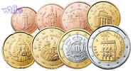 San Marino 1 Cent -2 Euro, 3,88 Kursmünzen, kompl. Satz 2005 * -