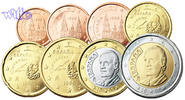Spanien 1 Cent -2 Euro, 3.88 <b>Preiswerte</b> Zusammenstellung aller Euromünzen 1 Cent bis 2 Euro -