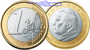 Vatikan 1 Euro Kursmünze, 1 Euro -