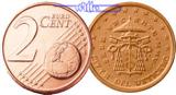 Vatikan 2 Cent Kursmünze, 2 Cent <b>Sede Vacante</b> -
