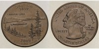 USA 1/4 $ Oregon D - Kupfer-Nickel - -