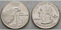 USA 1/4 $ Idaho P - Kupfer-Nickel - -