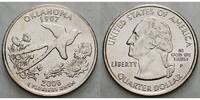 USA 1/4 $ Oklahoma P - Kupfer-Nickel - -