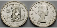 Kanada 1 $ Totempfahl, -Archivbild- -