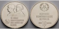 Deutschland, DDR 10 Mark 30 Jahre Kampfgruppen, Ku.-Ni.,<b>-Archivbild-</b> -