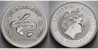 Australien 10 $,<b>10 oz.</b> Jahr der Schlange / Chines. Tierkreiszeichen 2001 -