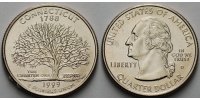 USA 1/4 $ Connecticut D - Kupfer-Nickel - -
