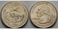 USA 1/4 $ South Dakota P - Kupfer-Nickel - -