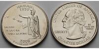 USA 1/4 $ Hawai D - Kupfer-Nickel - -