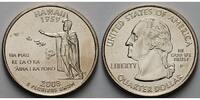 USA 1/4 $ Hawai P - Kupfer-Nickel - -