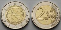 Frankreich 2 Euro 10 Jahre Europäische Wirtschafts- u. Währungsunion -