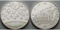 Frankreich 1 1/2 Euro 60. Jahrestag Ende 2. Weltkrieg / Europaprogramm inkl. Etui& Zertifikat& Schuber -