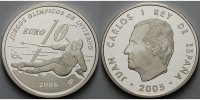 Spanien 10 Euro Winteroly Turin 2006 -