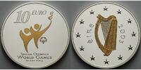 Irland 10 Euro Special Olympics farbig, inkl. Etui & Zertifikat & Schuber -