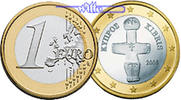 Zypern 1 Euro Kursmünze, 1 Euro -