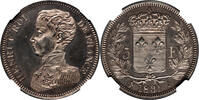 France 1831 Henri V Pretender silver Essai 5 Francs NGC MS-62 LOOKS LIKE PROOF!!
