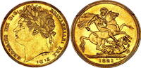 G.BRITAIN 1SOV 1821 George IV GOLD Sovereign full luster UNC NGC MS 62 3,719.35 £  +  96.76 £ shipping