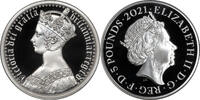 Great Britain 2021 Proof Silver  5 Gothic Crown Portrait Coin NGC PF70 ULTRA CAMEO FIRST DAY!  5 2021 PF70 ULTRA CAMEO