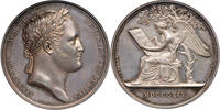 RUSSIA FRANCE 40MM 1814 SILVER Alexander I SCARCE medal On the Sojourn of Alexander I in Paris NGC MS 63