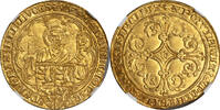 Brabant Brabant Jeanne & Wenceslas (1355-1383) gold Pieter d Or NGC MS-62 Pieter d Or 1355-1383 MS-62