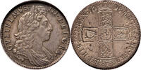 Great Britain 1698 William III Silver 1/2 Crown NGC MS-63 EX.CHESHIRE COLLECTION