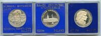 Poland P.R. 100 Zl 1973-1975-1976 Three Commemorative coins in original ... 73.84 &pound;  +  37.33 &pound; shipping