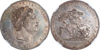 Great Britain 1819 George III Silver Prooflike Crown NGC MS-65