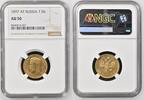 RUSSIA 7.5R 1897 AT Nicholas II GOLD NGC AU 50 1,846.06 &pound;  +  95.96 &pound; shipping