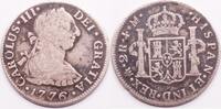 Mexico 2 reales 1776 F.M. Carlos III gF
